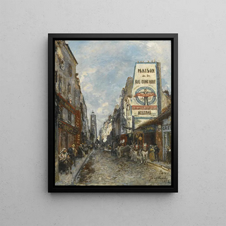 Johan Barthold Jongkind - La Rue SaintJacques Paris.webp