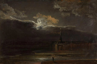 Johan Christian Dahl - Dresden in Moonlight.webp