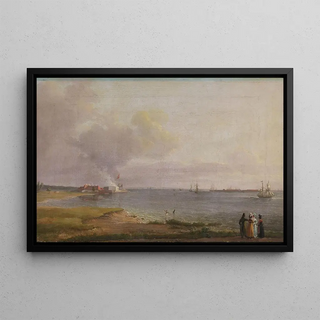 Johan Christian Dahl - View over resund near the Lime Works.webp