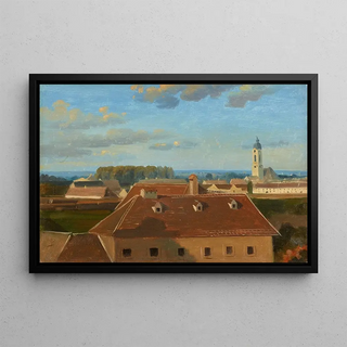 Johann Peter Krafft - Blick ber das Schanzel zum Augarten.webp