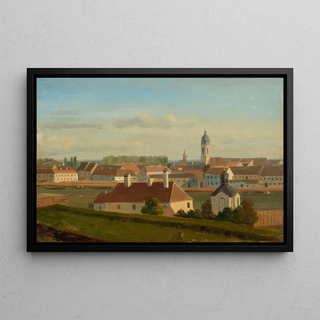 Johann Peter Krafft - Blick ber den Donaukanal zur Leopoldstadt.webp
