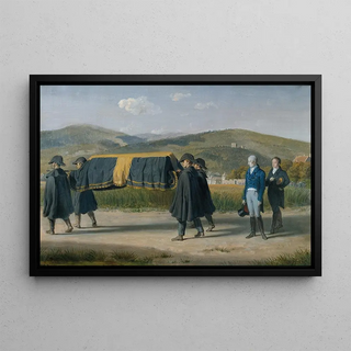 Johann Peter Krafft - Kaiser Franz I von sterreich folgt dem Sarg eines Armen.webp