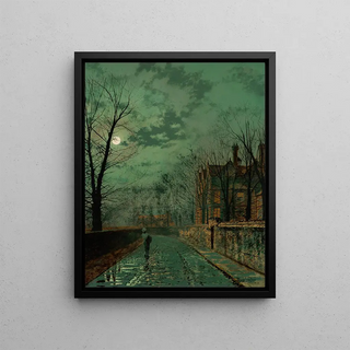 John Atkinson Grimshaw - A lane near Chester.webp