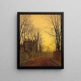 John Atkinson Grimshaw - An autumn lane (Case Conflict).webp