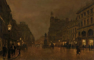 John Atkinson Grimshaw - St Annes Square And Exchange Manchester.webp