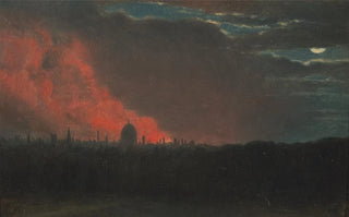 John Constable - Fire in London Seen from Hampstead.webp