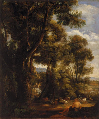 John Constable - Landscape with goatherd and goats.webp