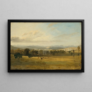 John Constable - Sketch of Leighton Hall Lancashire the hills of the Lake District beyond.webp