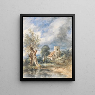 John Constable - Stoke Poges Church.webp