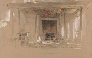 John Frederick Lewis - Main Entrance of Great Mosque Ulu cami Bursa Turkey.webp
