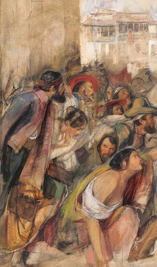 John Frederick Lewis - Study For The Proclamation Of Don Carlos.webp