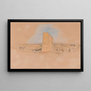 John Frederick Lewis - Temple of Edfou Upper Egypt.webp