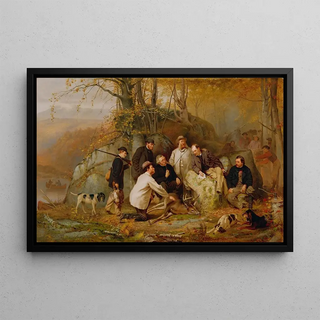 John George Brown - Claiming The Shot A Group Of Portraits After The Hunt In The Adirondacks.webp