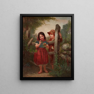 John George Brown - The Bouquet.webp