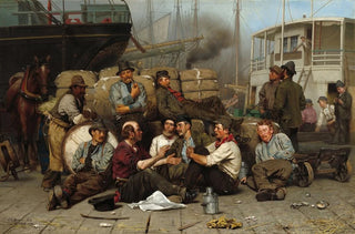 John George Brown - The Longshoremens Noon.webp