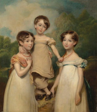 John Hoppner - Portrait of the HughesHallett children.webp