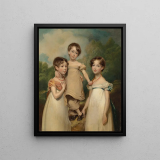 John Hoppner - Portrait of the HughesHallett children.webp