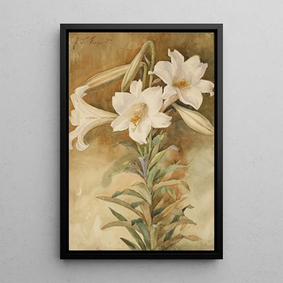 John La Farge - Still Life of Easter Lilies.webp