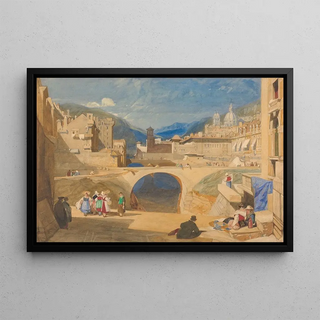 John Sell Cotman - Bridge in a Continental Town.webp