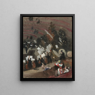 John Singer Sargent - Rehearsal of the Pasdeloup Orchestra at the Cirque dHiver.webp
