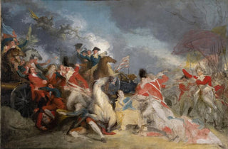 John Trumbull - The Death of General Mercer at the Battle of Princeton 3 January 1777.webp