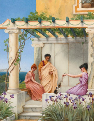 John William Godward - Playtime.webp