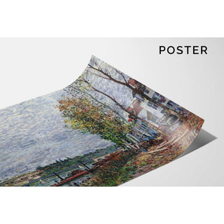 Jour de Brouillard à Saint-Mammès - Alfred Sisley | Reproduction Tableau Décoration murale affiche copie