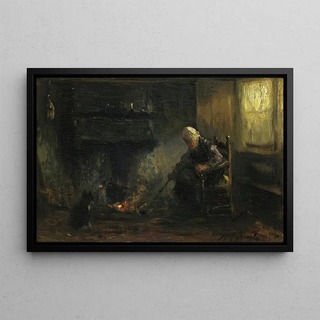 Jozef Israls - At The Hearth.webp