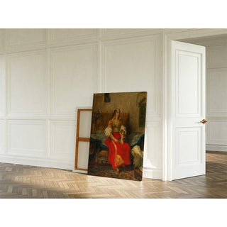 Juive de Tanger en Costume d'Appart - Eugène Delacroix | Reproduction Tableau Décoration murale affiche copie