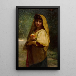 Jules Joseph Lefebvre - An Italian Girl With An Orange.webp