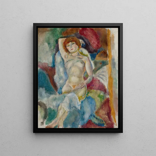 Jules Pascin - Nu Le Bras Lev.webp