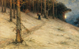 Julius Sergius Klever - The Hut of the HerbWoman in Full Moon.webp