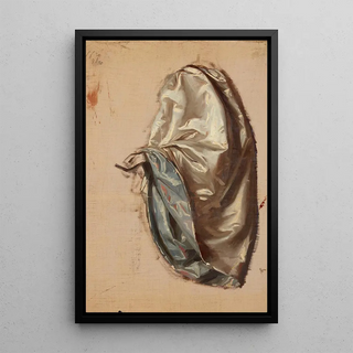 Jzef Simmler - Study of a Lady with a Lutes Robe Study to the Painting Upbringing of Sigismund Augustus.webp