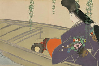 Kamisaka Sekka - Asazuma in Her Boat Asazumabune.webp