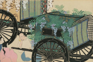 Kamisaka Sekka - Flowerdraped Carts Hanasashiguruma.webp