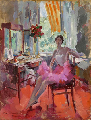 Konstantin Alexeevich Korovin - Portrait of the Ballerina Vera Trefilova.webp