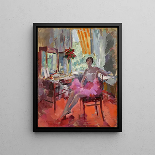 Konstantin Alexeevich Korovin - Portrait of the Ballerina Vera Trefilova.webp