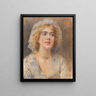 Konstantin Egorovich Makovsky - Portrait Of A Girl.webp