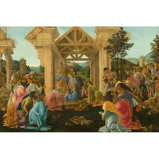 L'adoration des mages - Sandro Botticelli | Reproduction Tableau Décoration murale affiche copie
