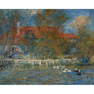 L'étang aux canards - Pierre-Auguste Renoir | Reproduction Tableau Décoration murale affiche copie