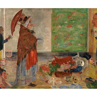 L'étonnement de la souris à masque - James Ensor | Reproduction Tableau Décoration murale affiche copie