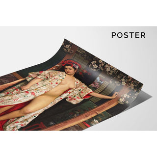 La Japonaise Au Bain - James Tissot | Reproduction Tableau Décoration murale affiche copie