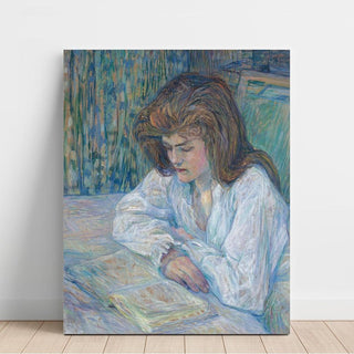 La Liseuse - Henri de Toulouse-Lautrec | Reproduction Tableau Décoration murale affiche copie