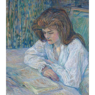 La Liseuse - Henri de Toulouse-Lautrec | Reproduction Tableau Décoration murale affiche copie
