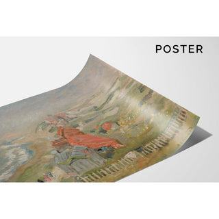 La Maison au Bord du Chemin ou Maisons sur la Falaise - Pierre Bonnard | Reproduction Tableau Décoration murale affiche copie