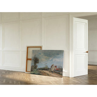 La Maison de Monsieur Musy, Route de Marly, Louveciennes - Camille Pissarro | Reproduction Tableau Décoration murale affiche copie