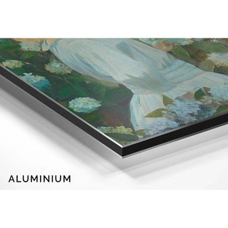 La Petite Fille aux Hortensias - Jacques-Émile Blanche | Reproduction Tableau Décoration murale affiche copie