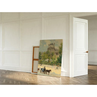 La Place du Louvre - Louis Béroud | Reproduction Tableau Décoration murale affiche copie