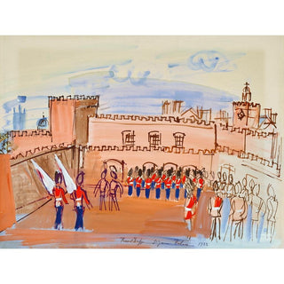 La Relève de la Garde 1933 - Raoul Dufy | Reproduction Tableau Décoration murale affiche copie