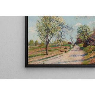 La Route de Veneux - Alfred Sisley | Reproduction Tableau Décoration murale affiche copie